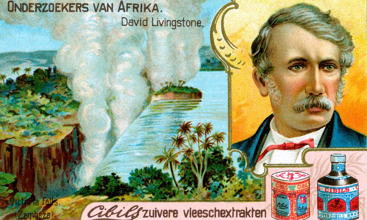 David Livingstone, skotsk misjonær, ca 1900 av Unbekannt