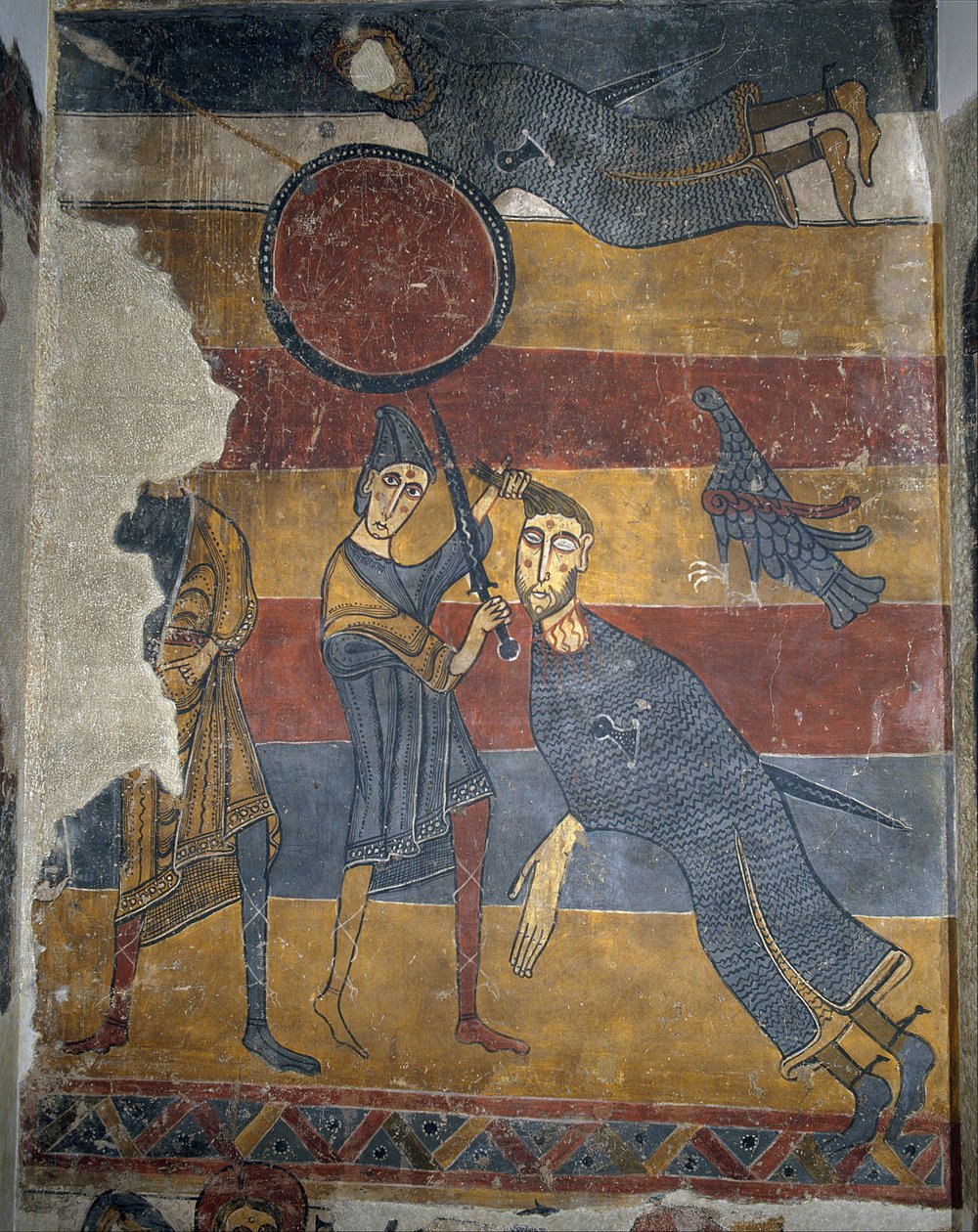 David og Goliath fra Santa Maria de Taüll av Unbekannt