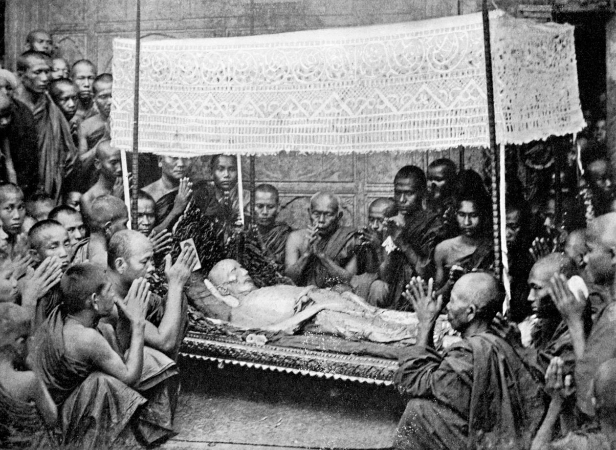 Dødsskikk, Burma, 1920 av Unbekannt