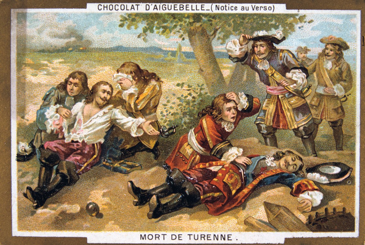 Marshall Turennes død, 1675, 1800-tallet av Unbekannt