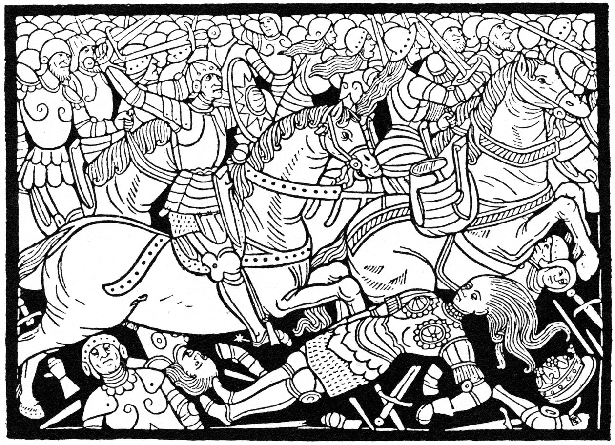Penthesileas død, 1484 1964. av Unbekannt