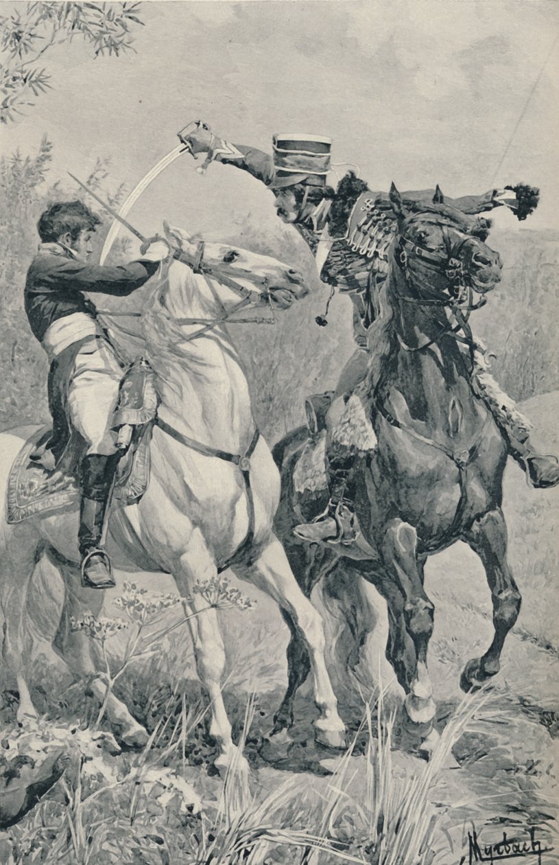 Prins Louis død i Saalfeld, 1806, 1896. av Unbekannt