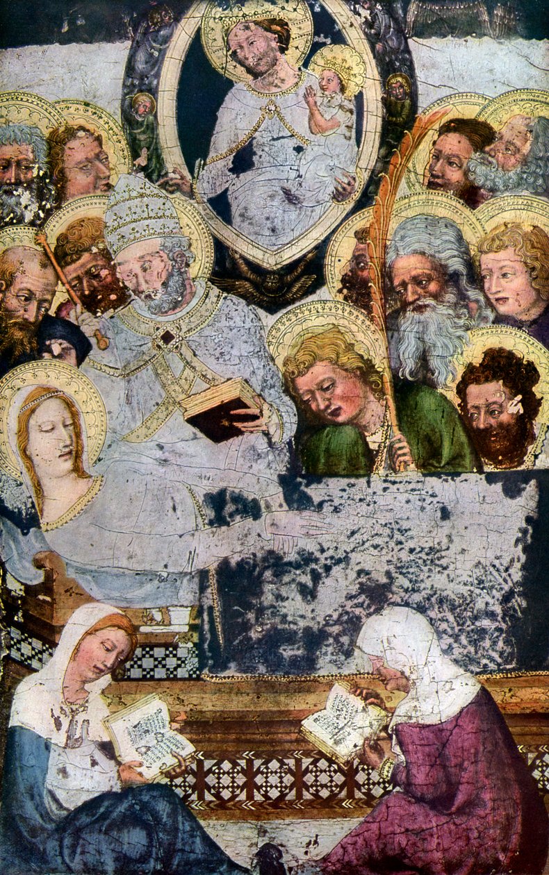 Jomfru Marias død, c1360 1955 av Unbekannt