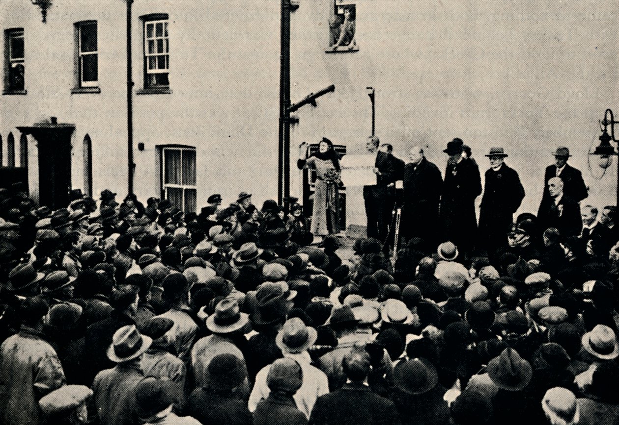 Erklærer avstemningen i Epping, 1924, 1945. av Unbekannt