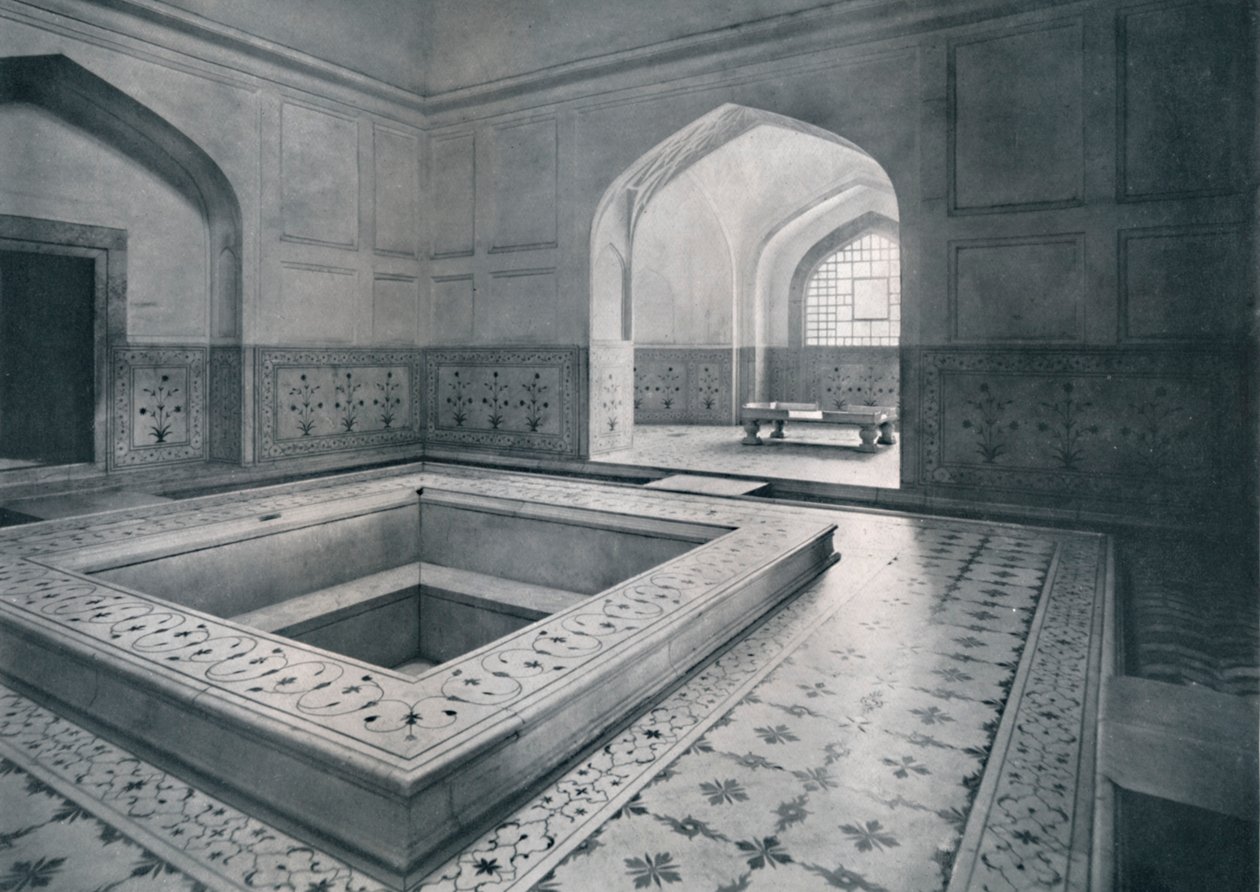 Delhi. Royal Baths in the Palace, c1910. av Unbekannt
