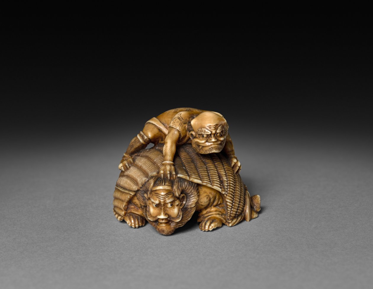 Demon Covering Shoki, 1800-tallet. av Unbekannt