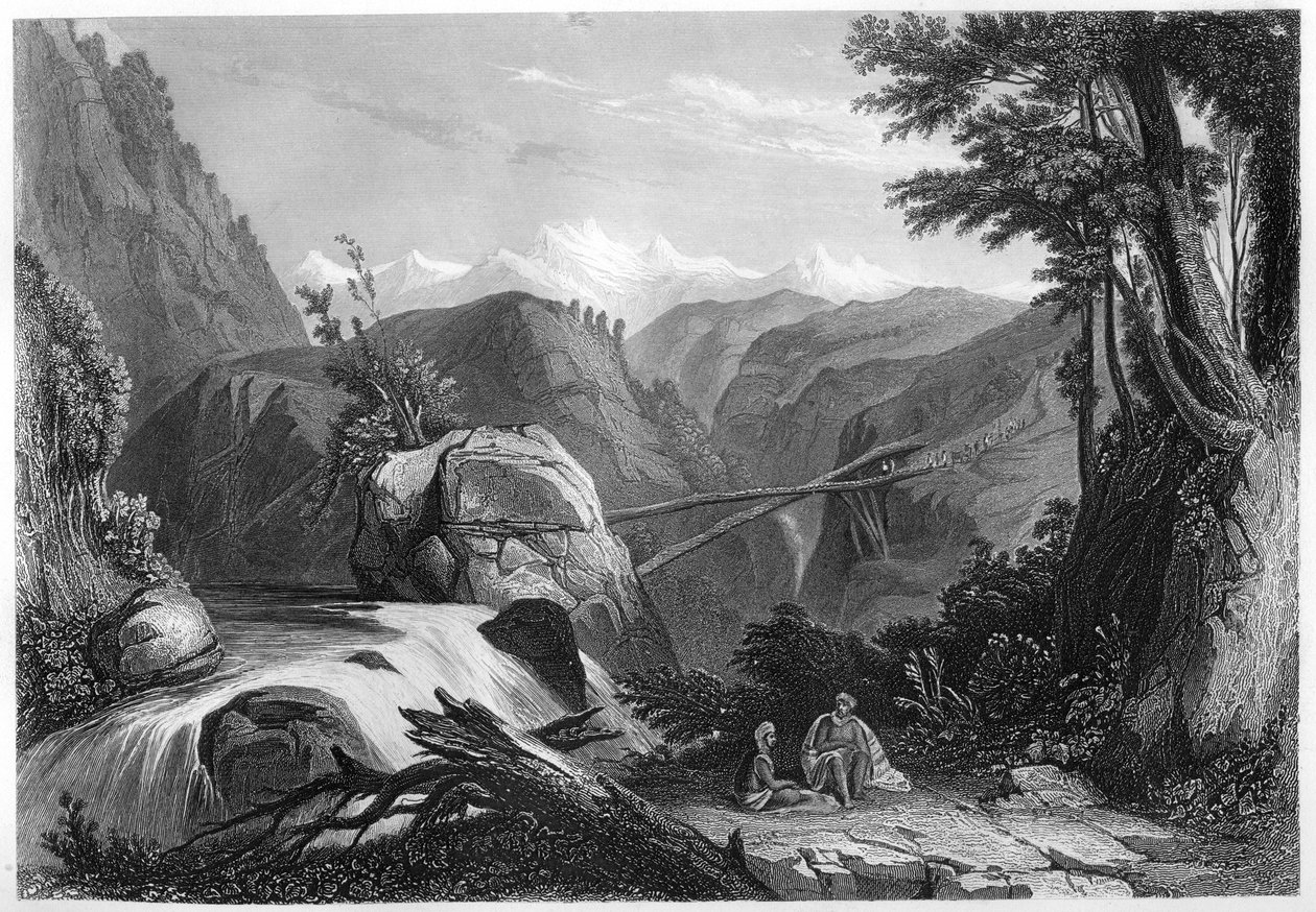 Deobun, nær Umballah, India, c1860 av Unbekannt