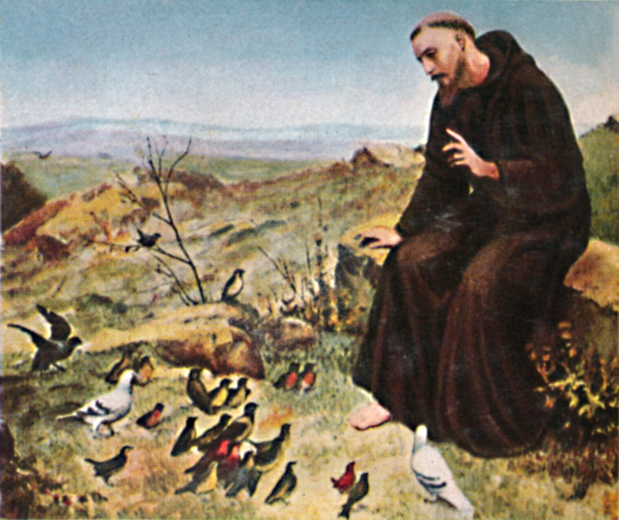 Den hellige Frans av Assisi 1182-1226, 1934. av Unbekannt