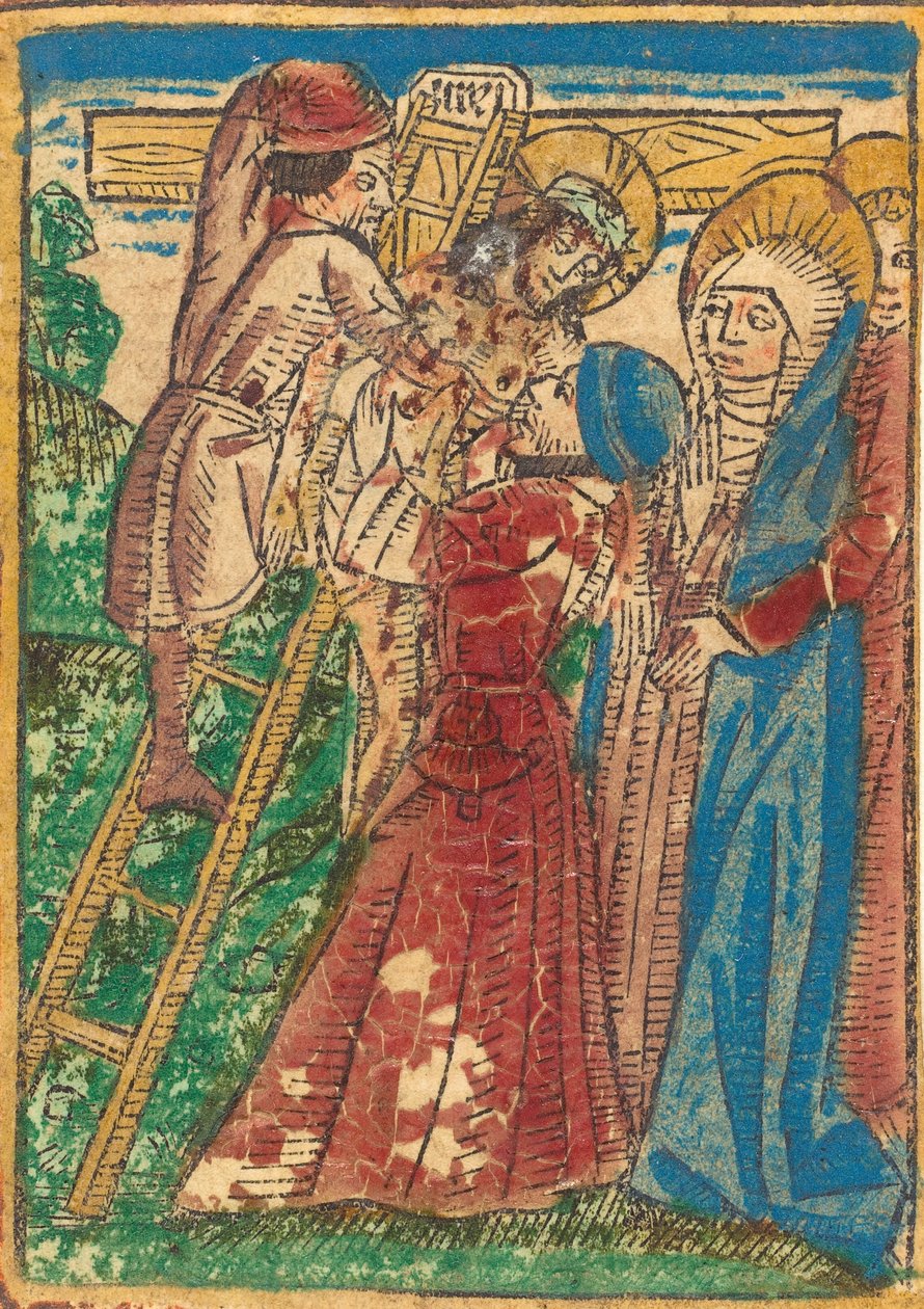 Nedstigning fra korset, ca. 1490. av Unbekannt