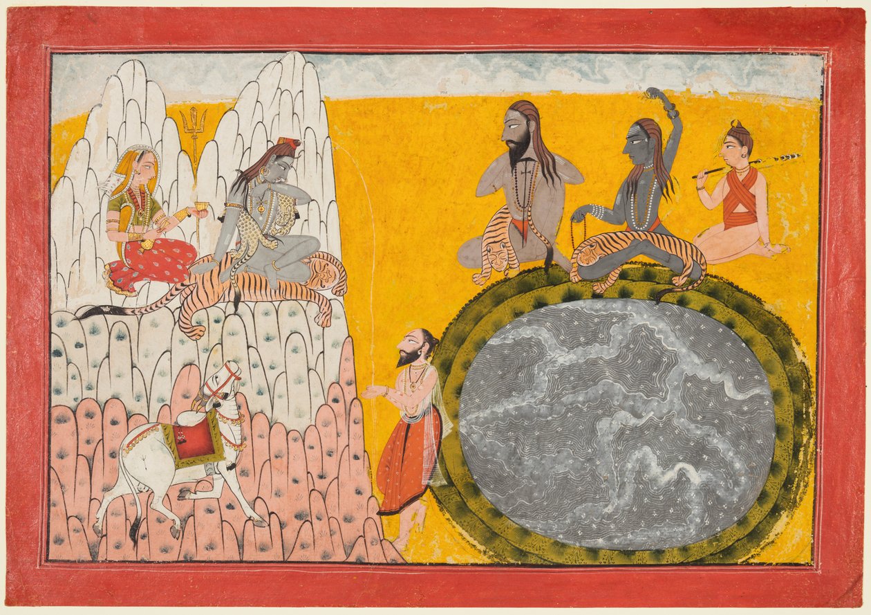 Nedstigningen til Ganges, ca. 1700-10. av Unbekannt