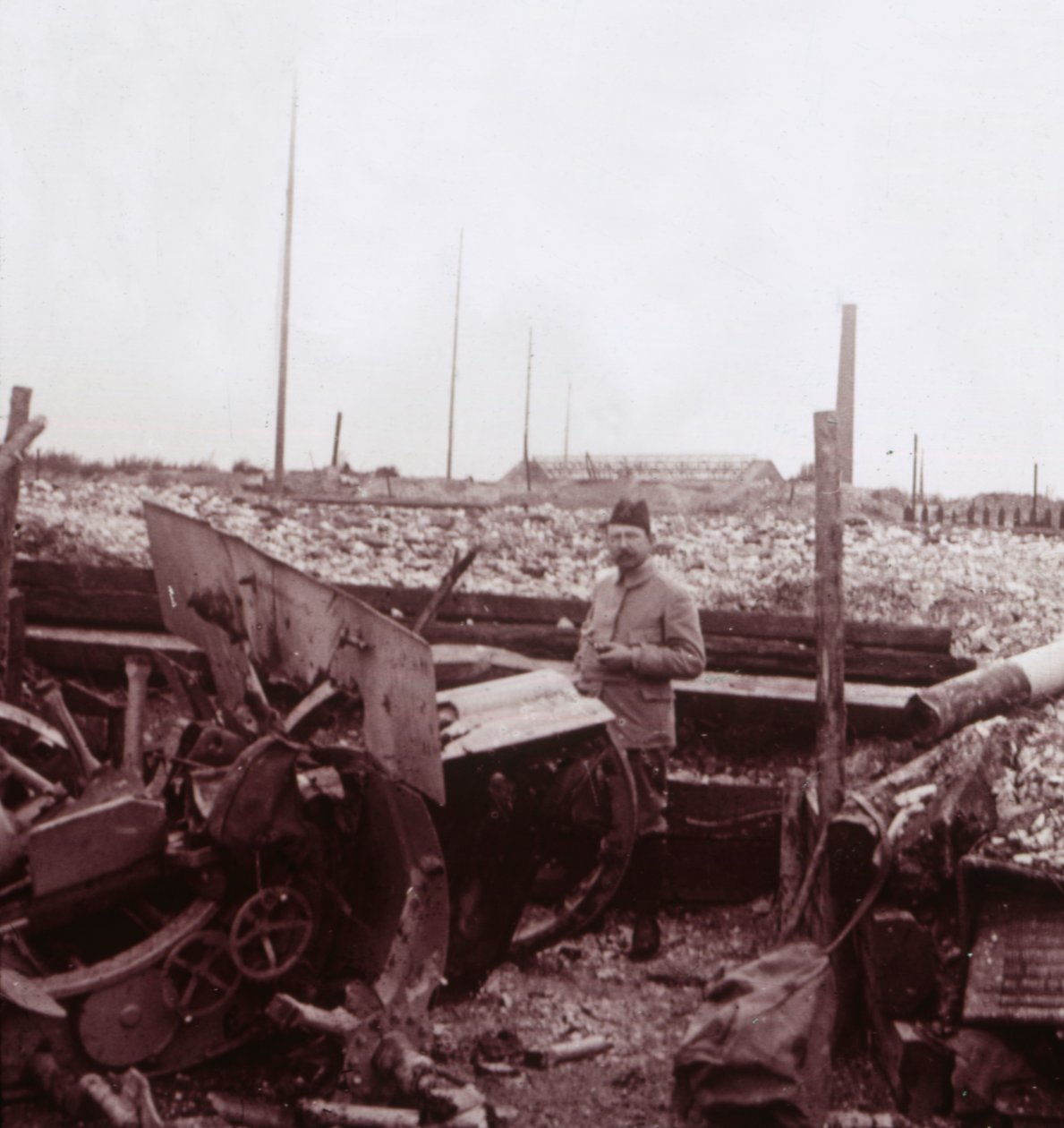 Ødeleggelse, Carency, Nord-Frankrike, c1914-c1918. av Unbekannt