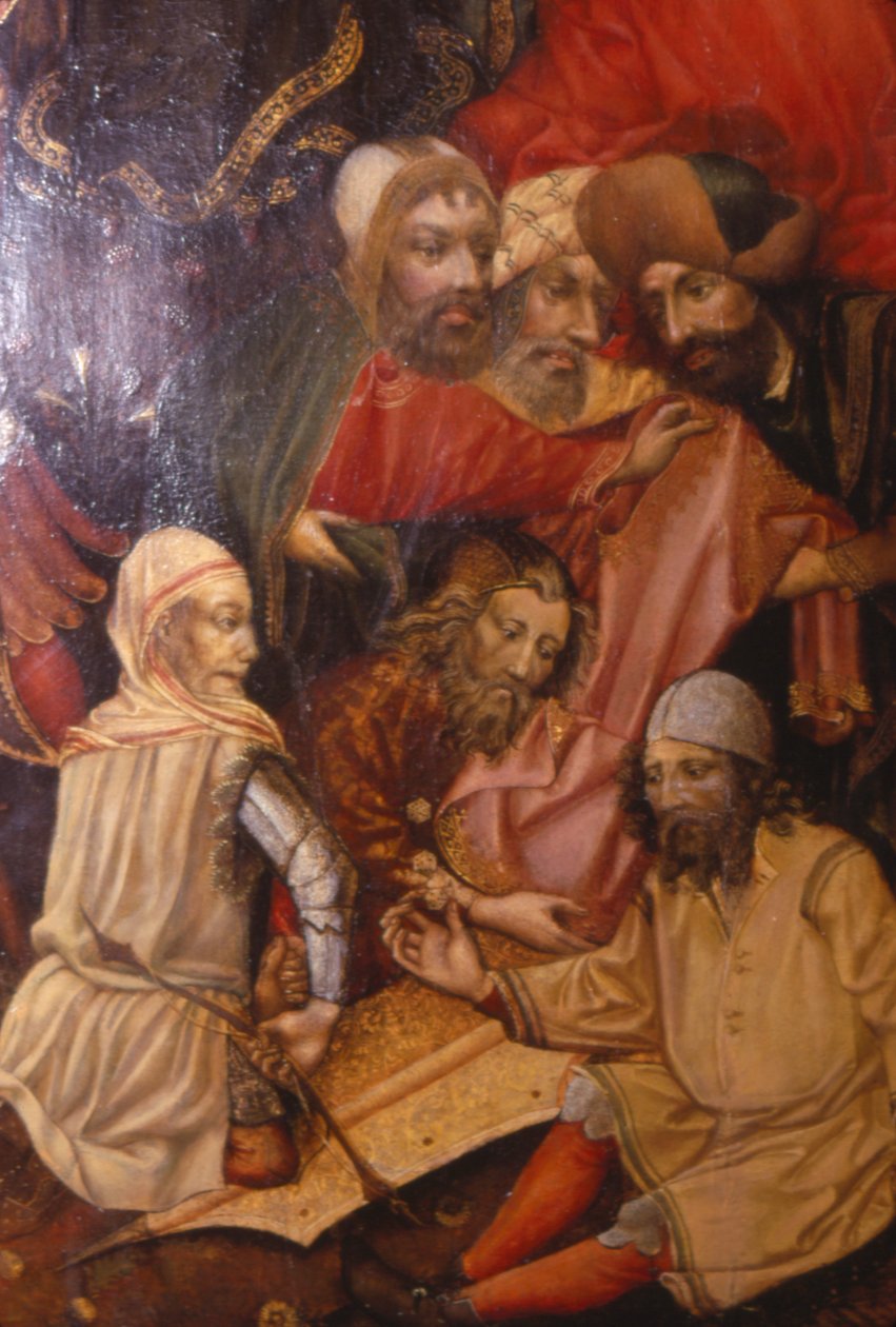 Detalj av korsfestelsen, Frankfurt, Vest-Tyskland, 1430 av Unbekannt