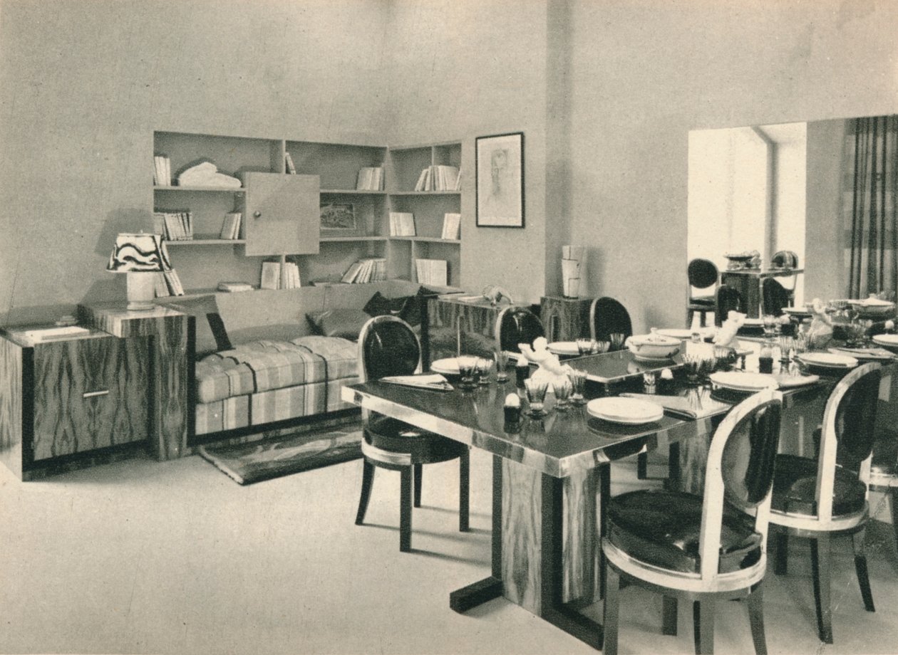 Spisestue produsert av La Maitrise, c1928 av Unbekannt