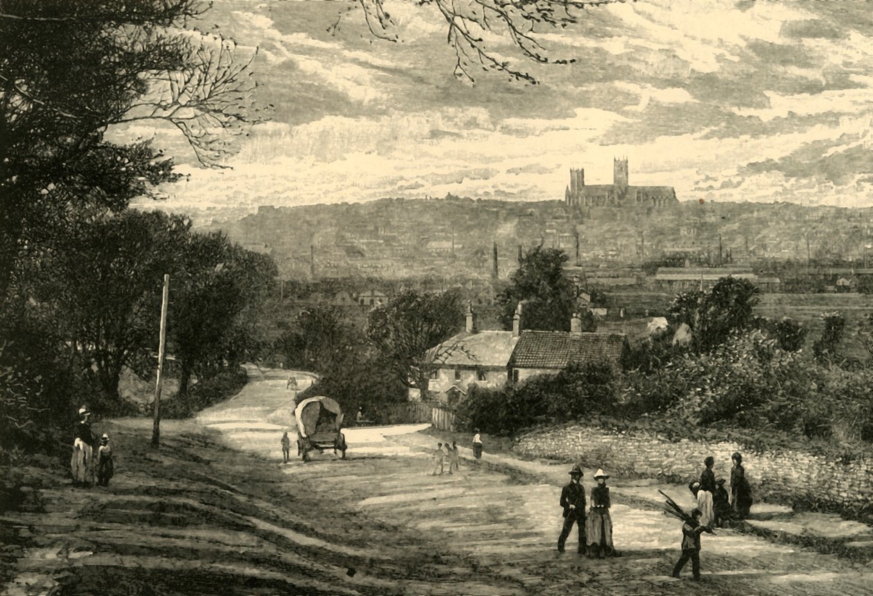Fjernsyn over Lincoln, 1898. av Unbekannt