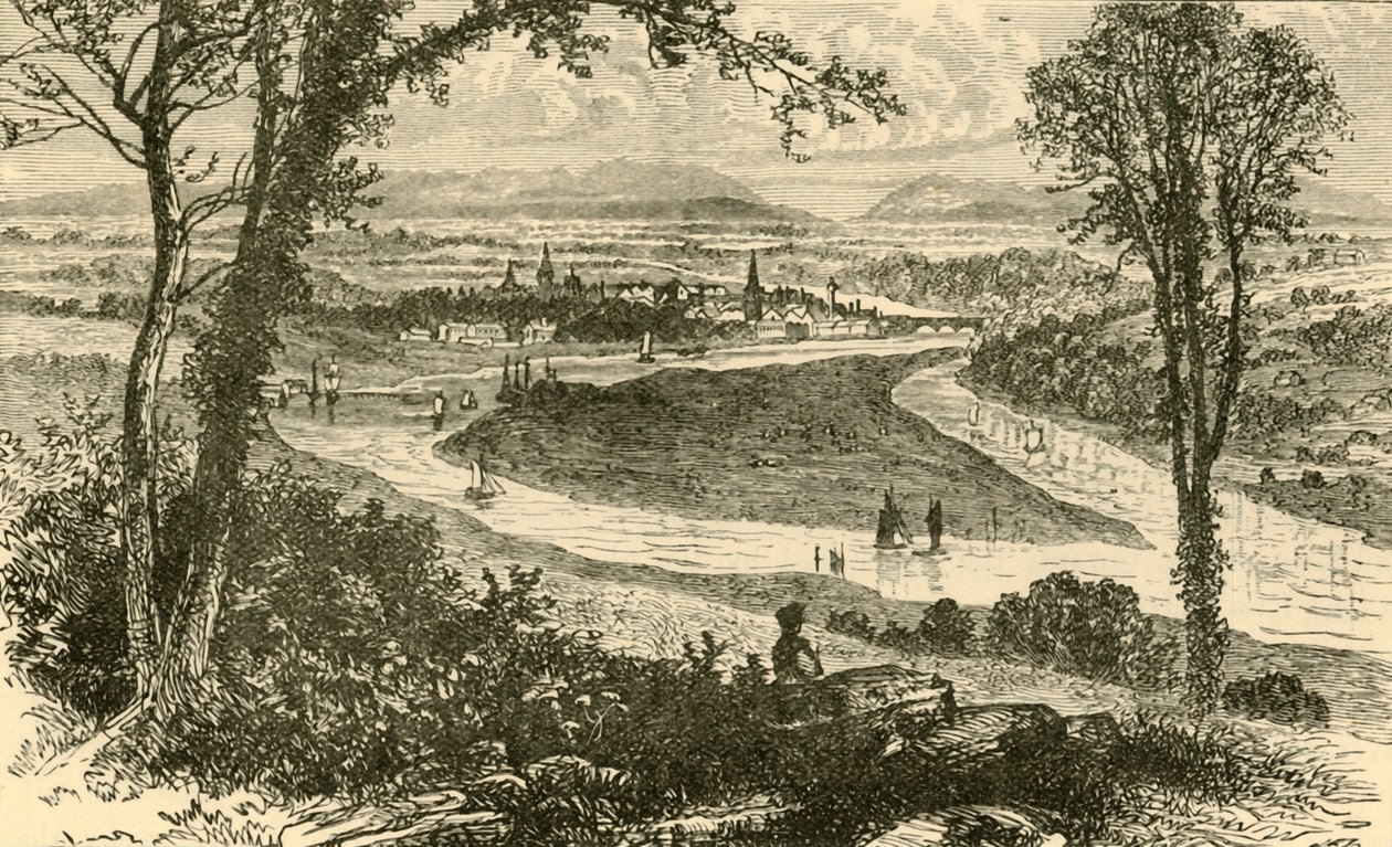 Fjernsyn over Perth, 1898. av Unbekannt