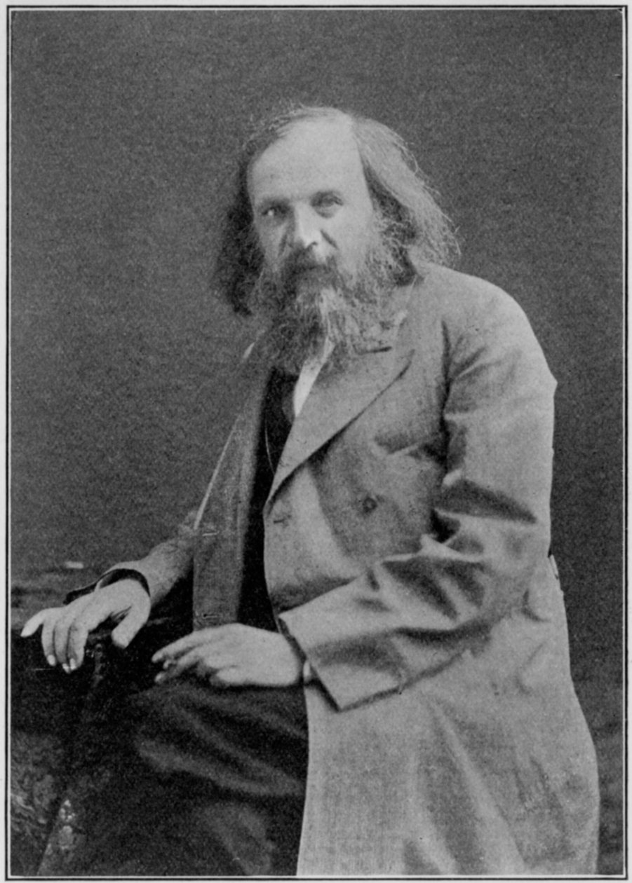 Dmitri Ivanovich Mendeleev 1834-1907, russisk kjemiker, ca 1900-tallet av Unbekannt
