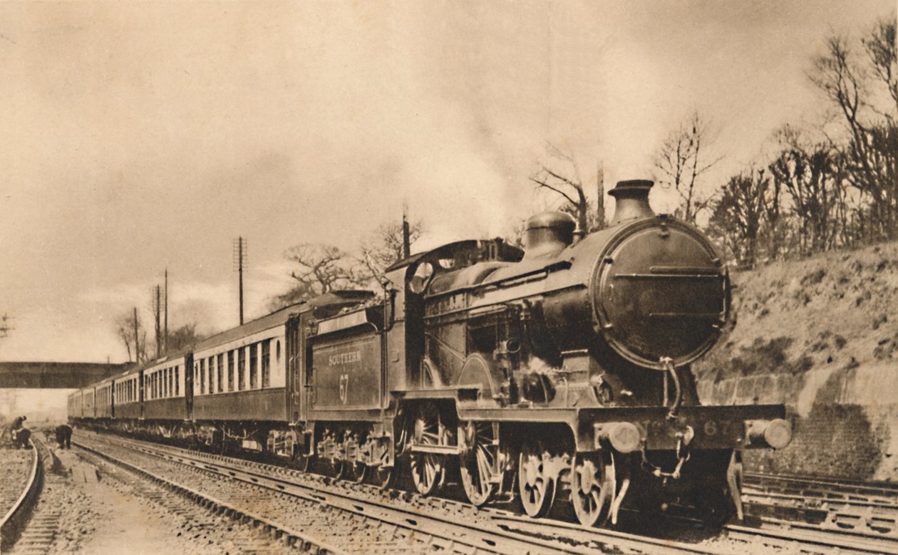 Down Continental Pullman Limited Express, c1920-tallet. av Unbekannt
