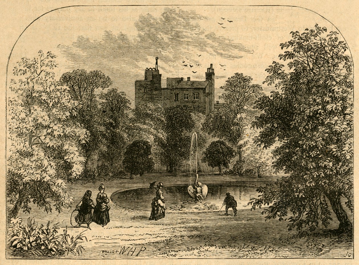 Drapers Hall Garden 1860, 1897. av Unbekannt