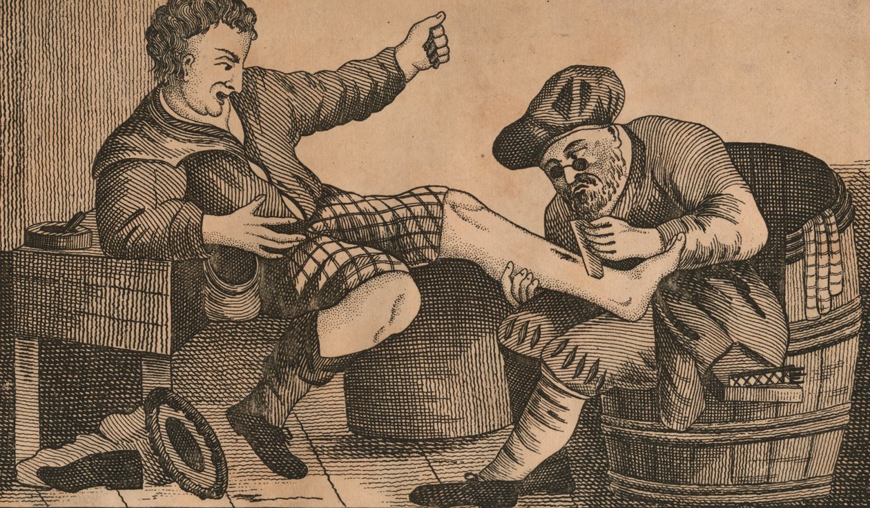 Druid and Highlander, 1812-1817. av Unbekannt
