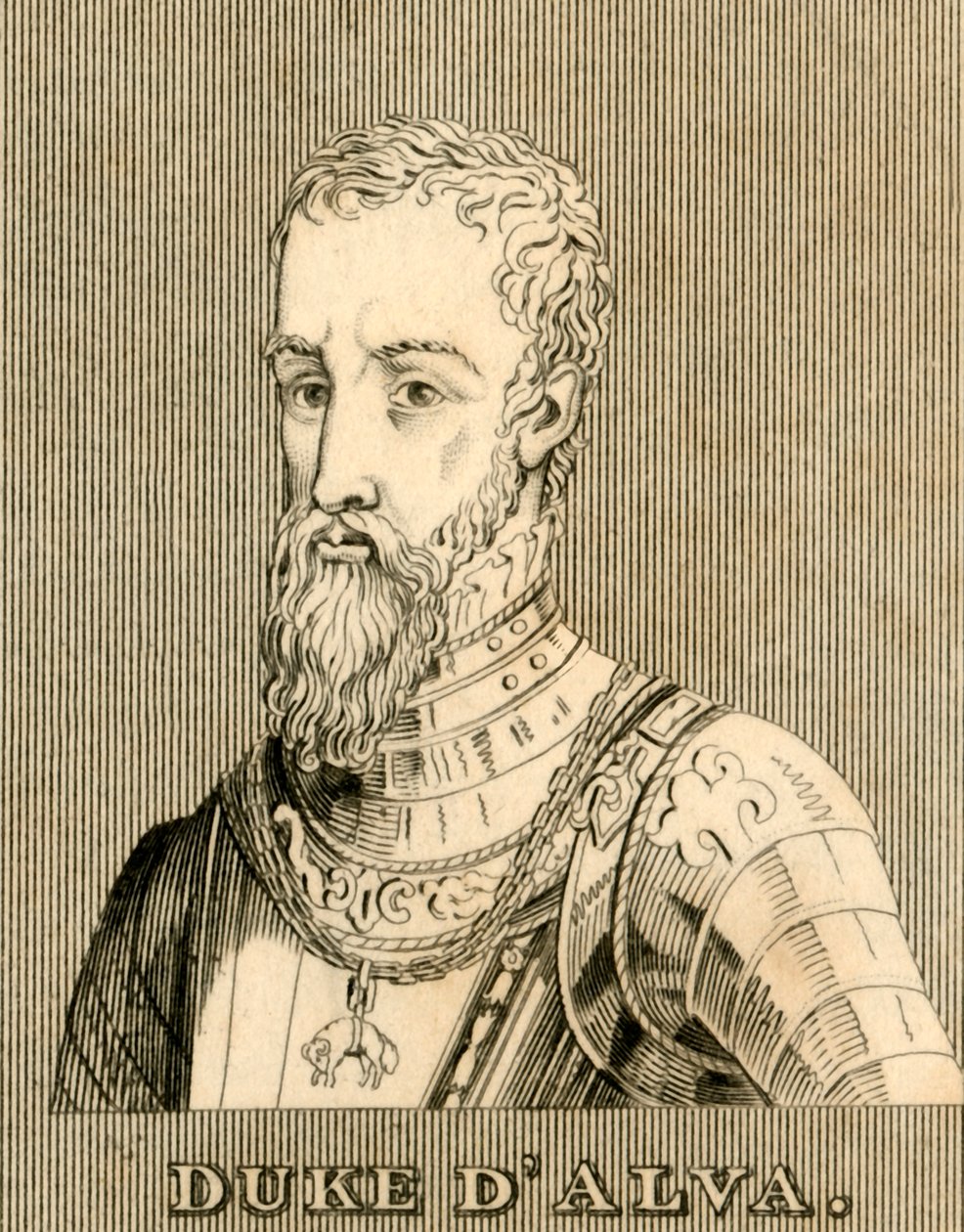 Duke DAlva, 1507-1582, 1830. av Unbekannt