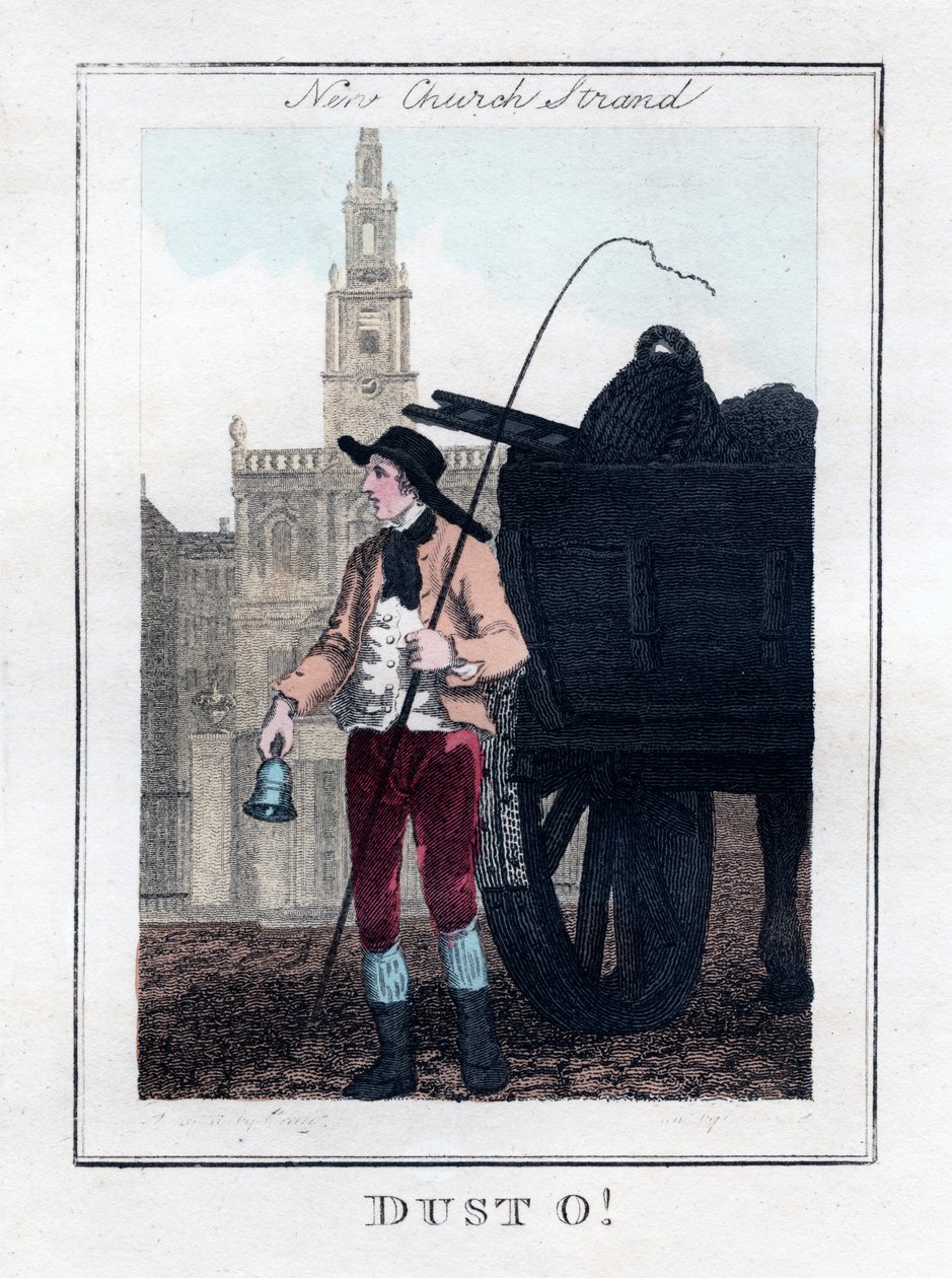 Dust O!, New Church, Strand, London, 1805 av Unbekannt