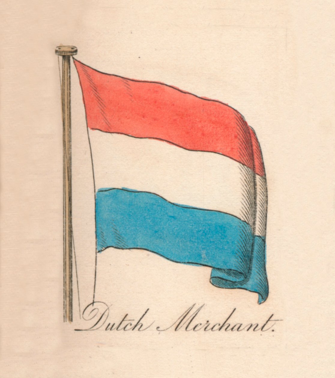 Nederlandsk kjøpmann, 1838 av Unbekannt