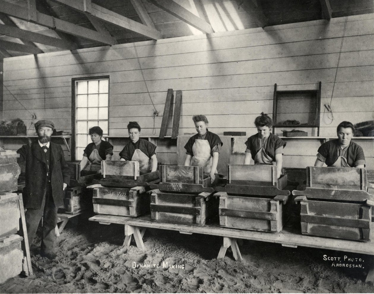 Dynamittblanding, Ardrossan, 1897 av Unbekannt