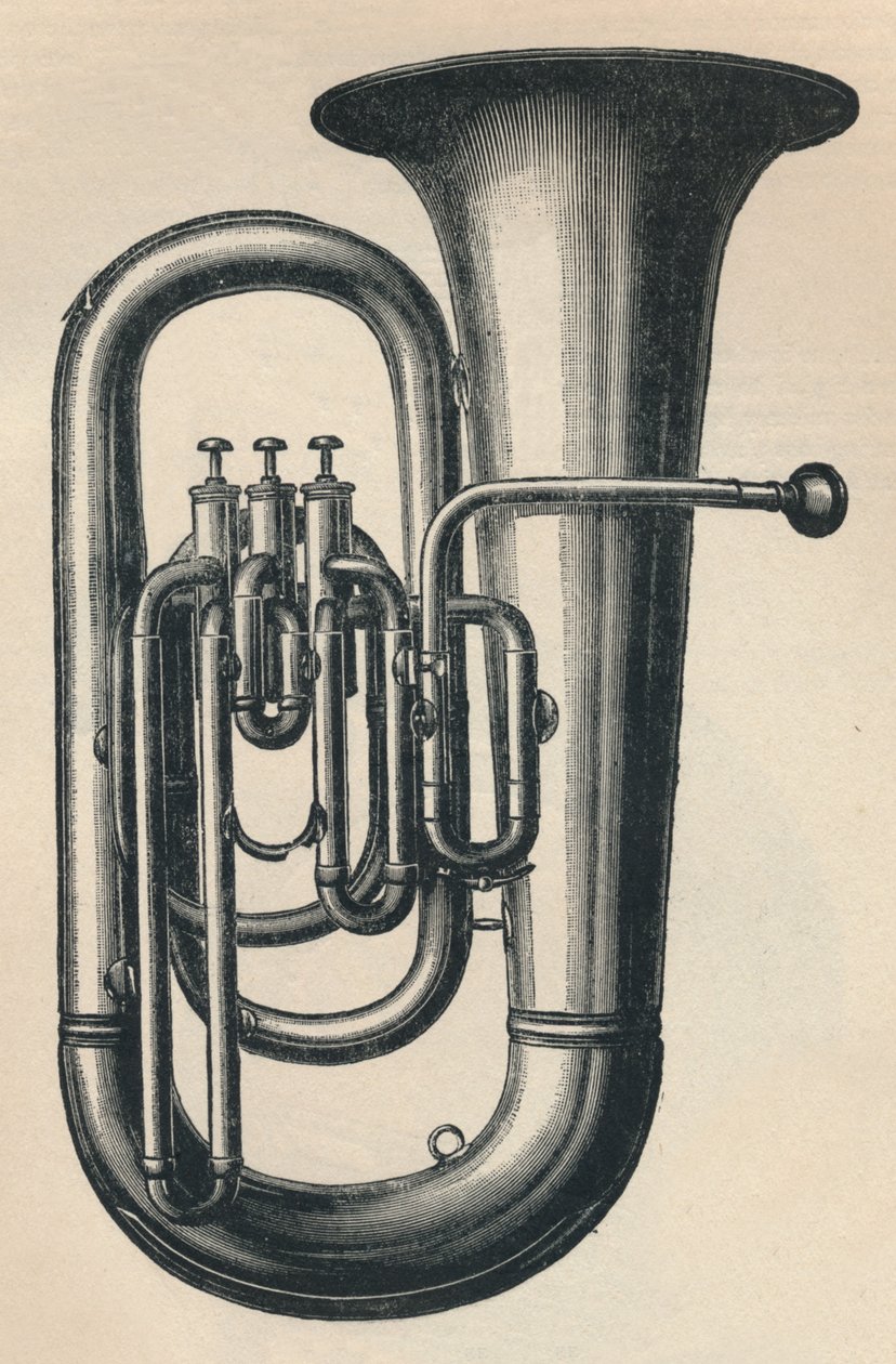 E Bombardon med tre ventiler, 1910. av Unbekannt