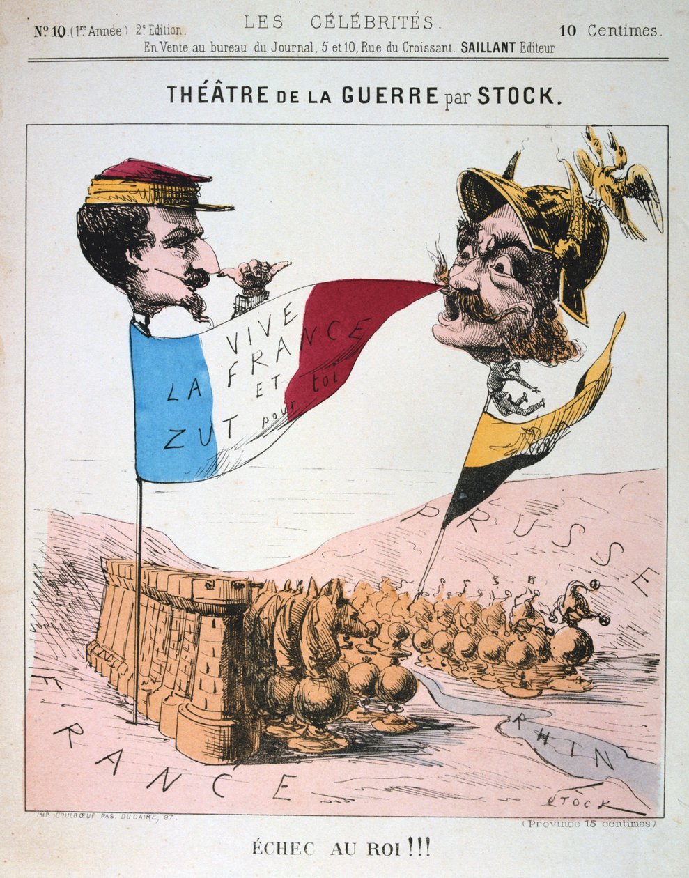Check au Roi, fransk-prøyssisk krig, 1870-1871. av Unbekannt