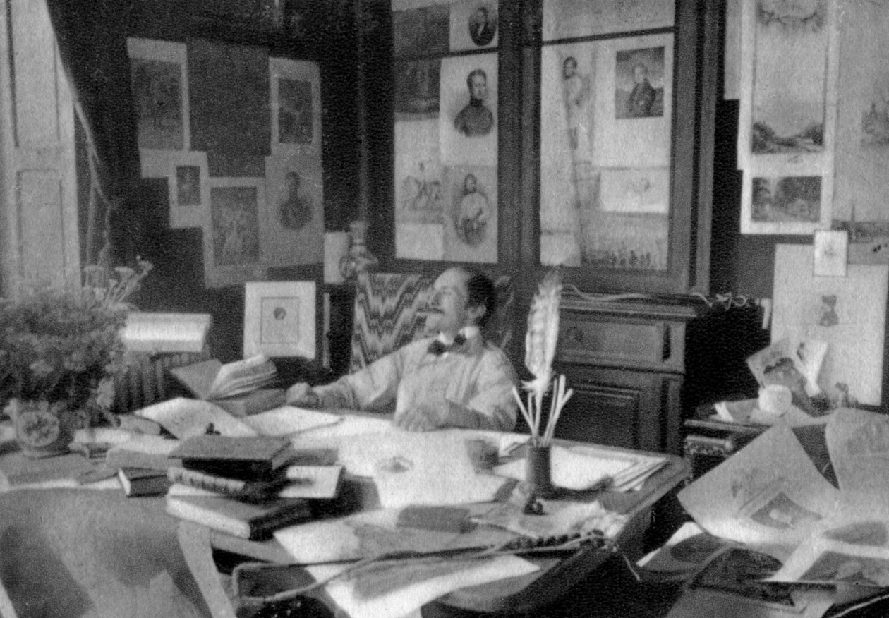 Edmond Rostand , fransk poet og dramatiker, 1908 av Unbekannt