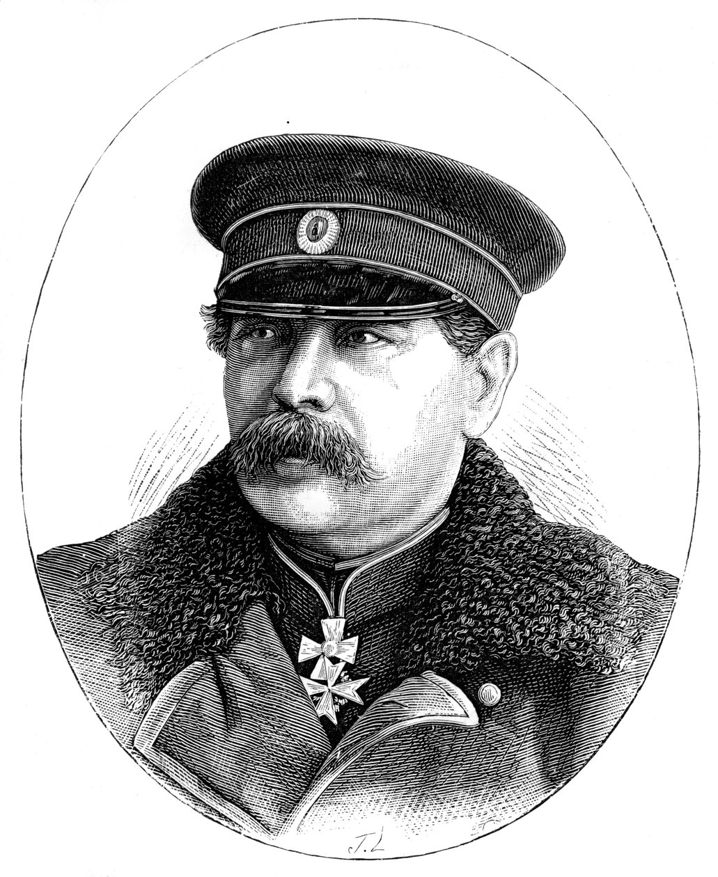 Eduard Ivanovich Totleben 1818-1884 russisk soldat av Unbekannt