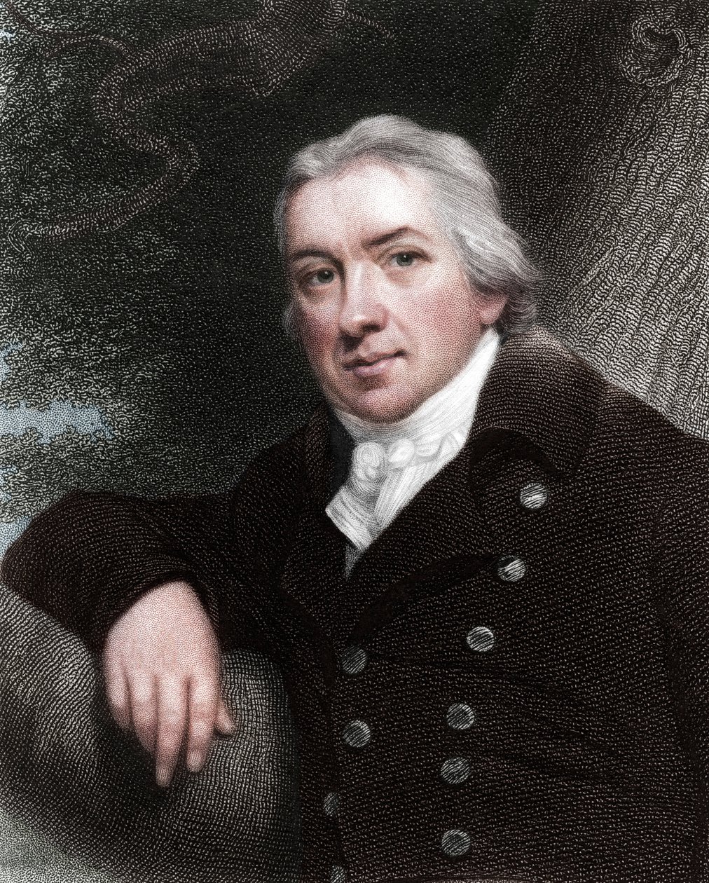 Edward Jenner , engelsk lege, 1837. av Unbekannt