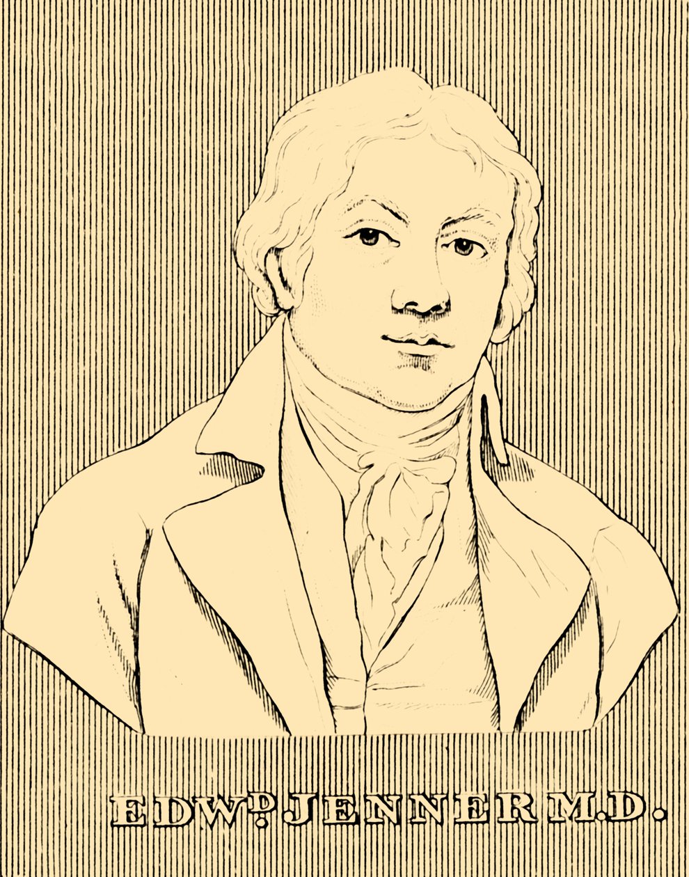 Edward Jenner M.D., 1749-1823, 1830. av Unbekannt