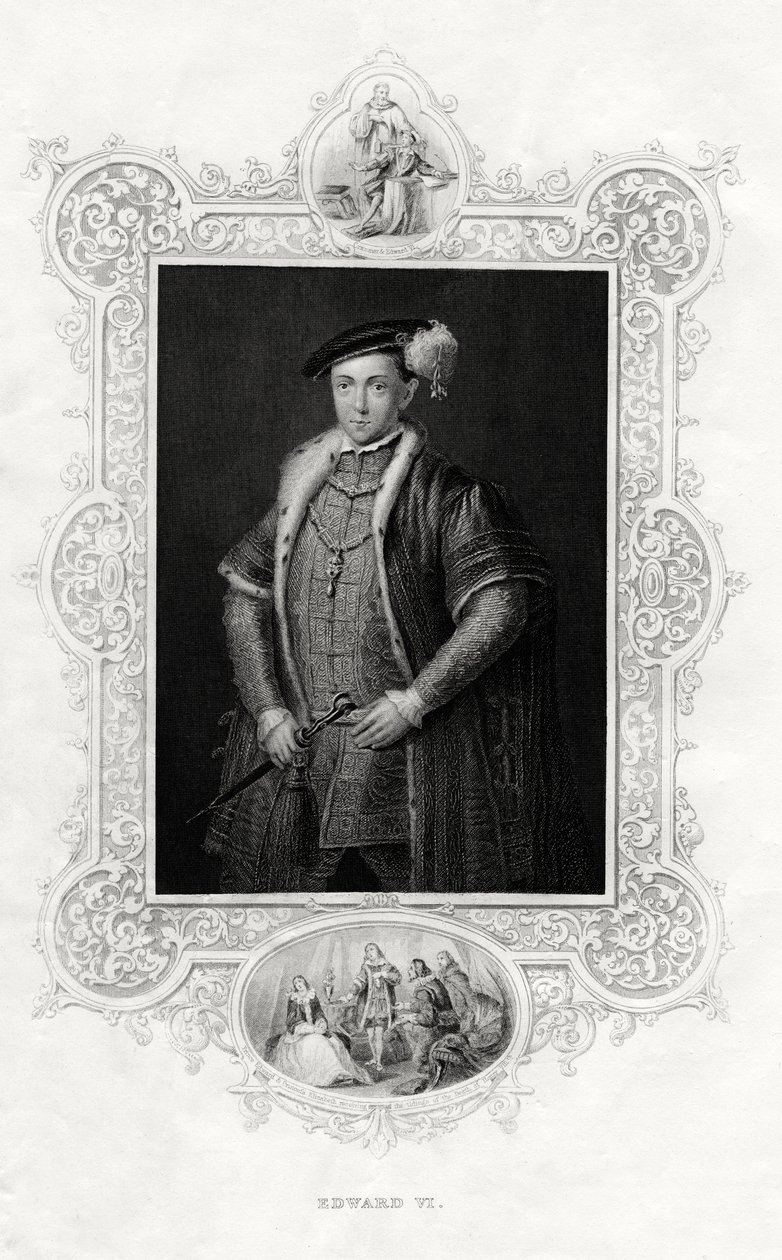 Edward VI, konge av England og Irland, 1860 av Unbekannt