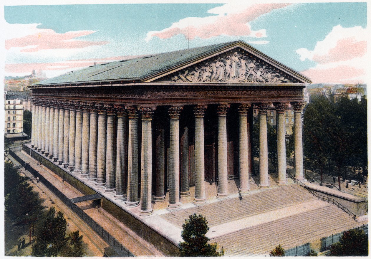 Madeleine-kirken, Paris, ca 1900 av Unbekannt