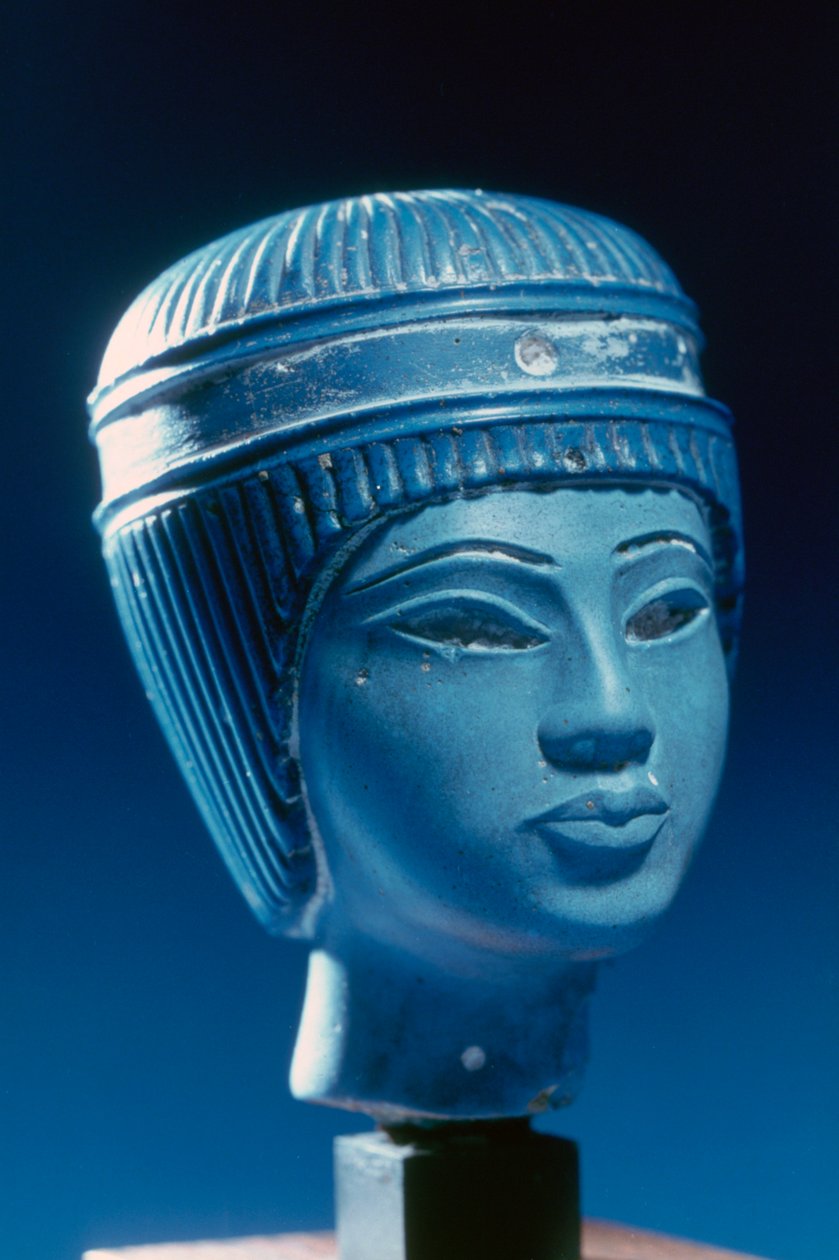 Egyptisk byste, kanskje Tutankhamen, 18. dynasti av Unbekannt
