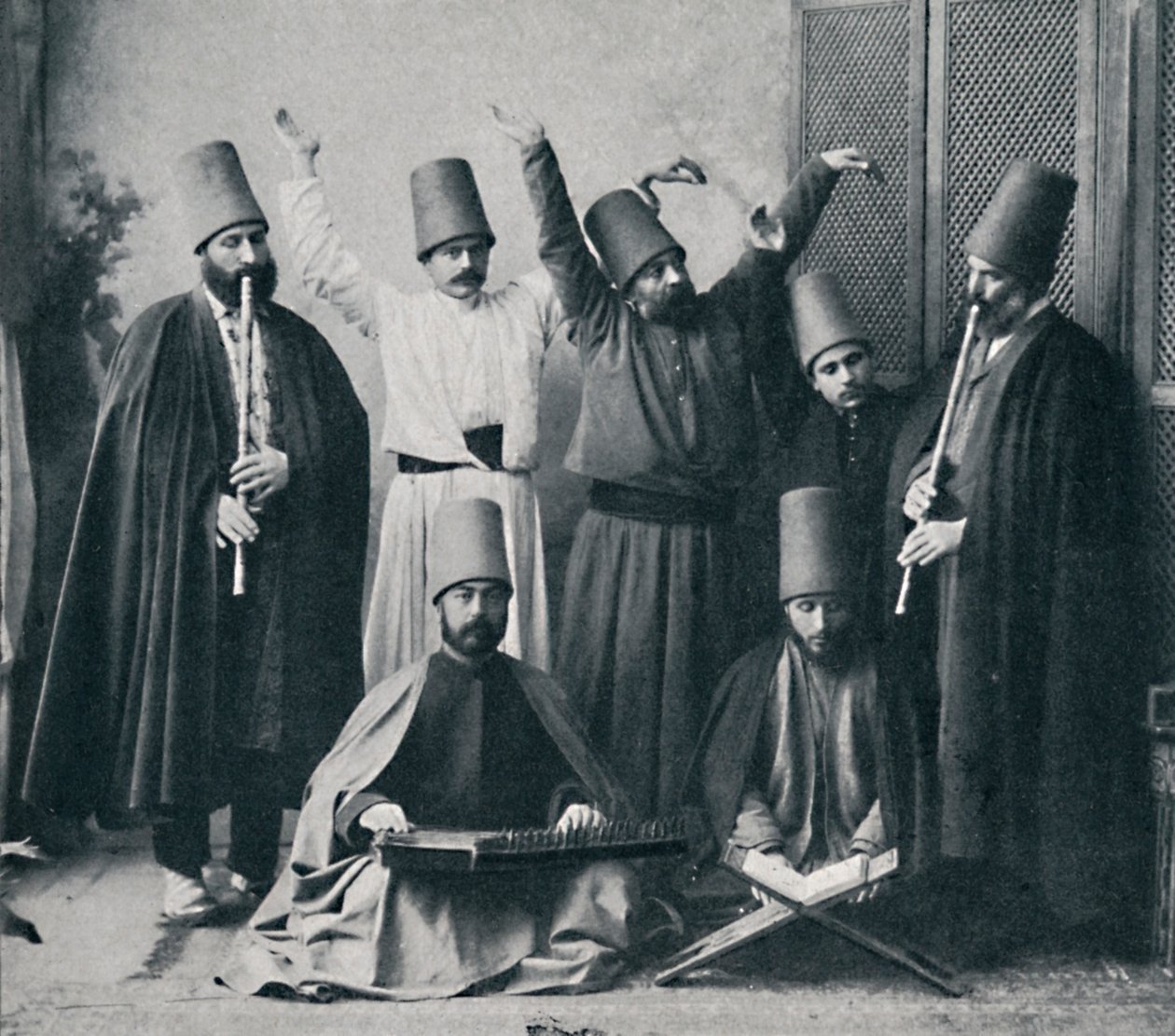 Egyptiske dansende dervisjer, 1912 av Unbekannt