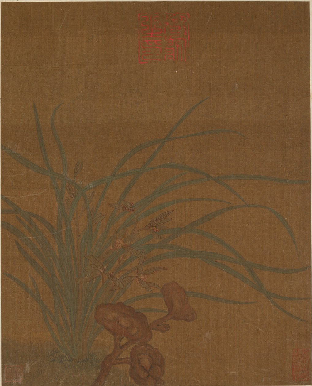 Åtte design av blomster, muligens Ming-dynastiet, 1368-1644. av Unbekannt
