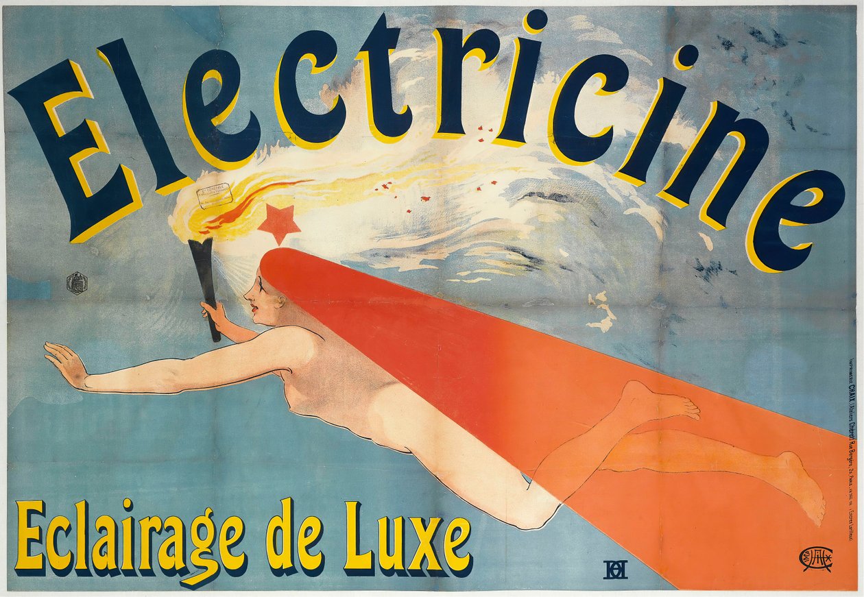 Elektriker. Luksusbelysning, 1896. av Unbekannt