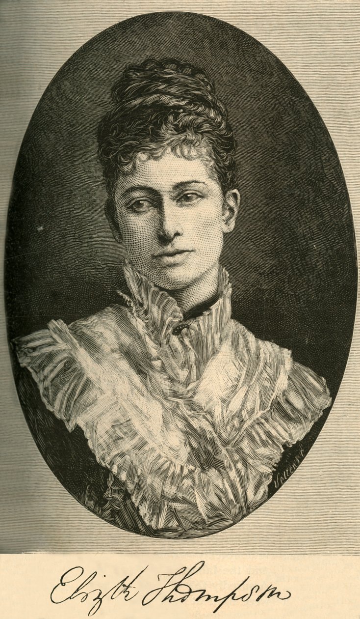 Elizabeth Butler, 1883. av Unbekannt
