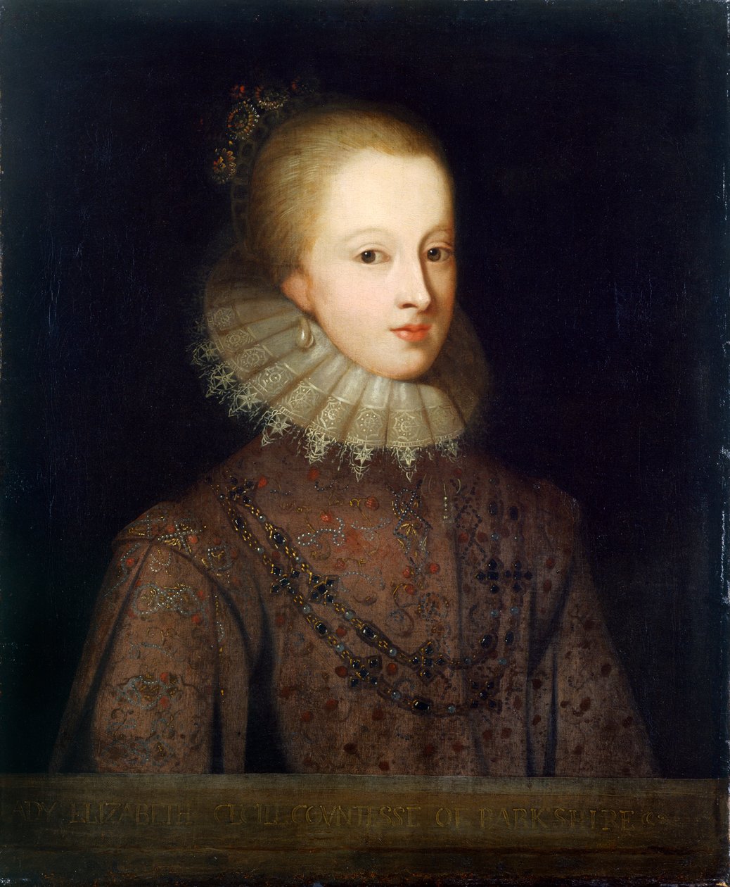 Elizabeth Cecil, grevinne av Berkshire, sent på 1600-tallet av Unbekannt