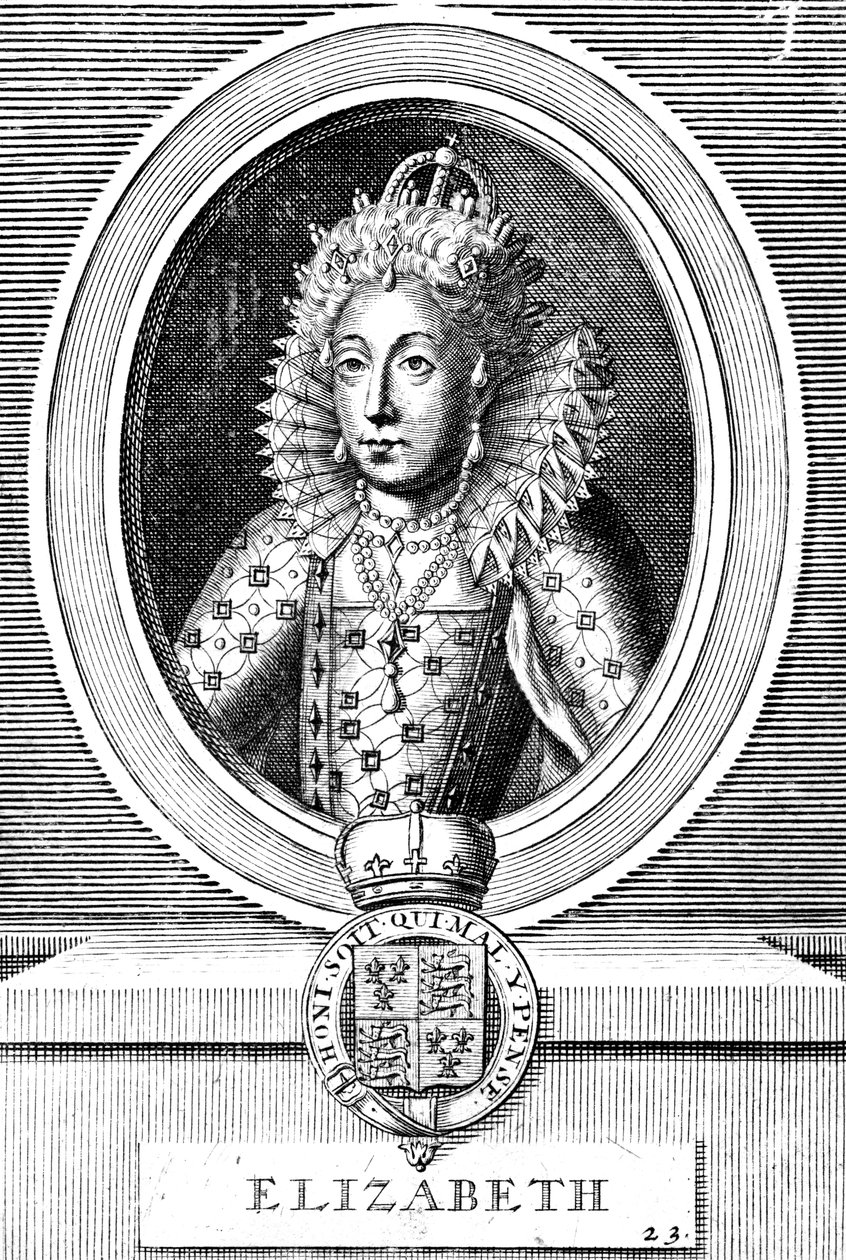 Elizabeth I, dronning av England og Irland av Unbekannt
