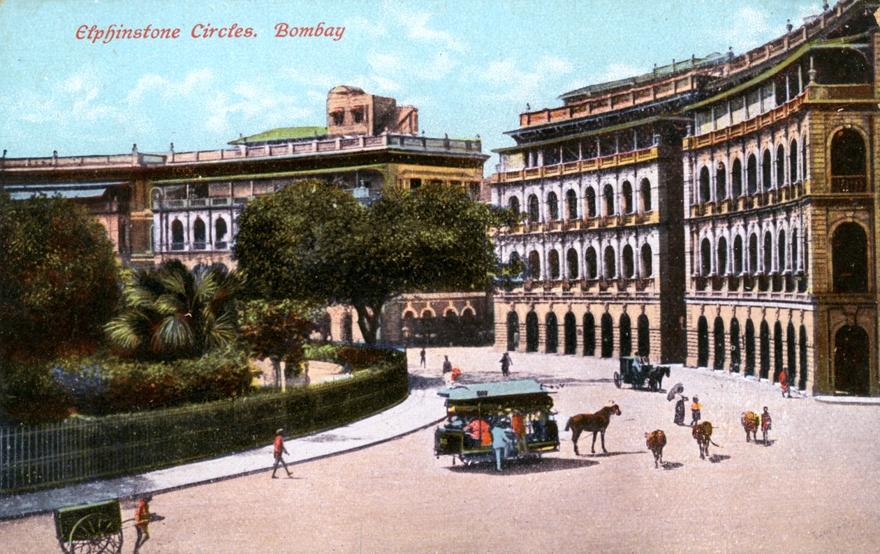 Elphinstone Circles, Bombay, India, tidlig på 1900-tallet av Unbekannt