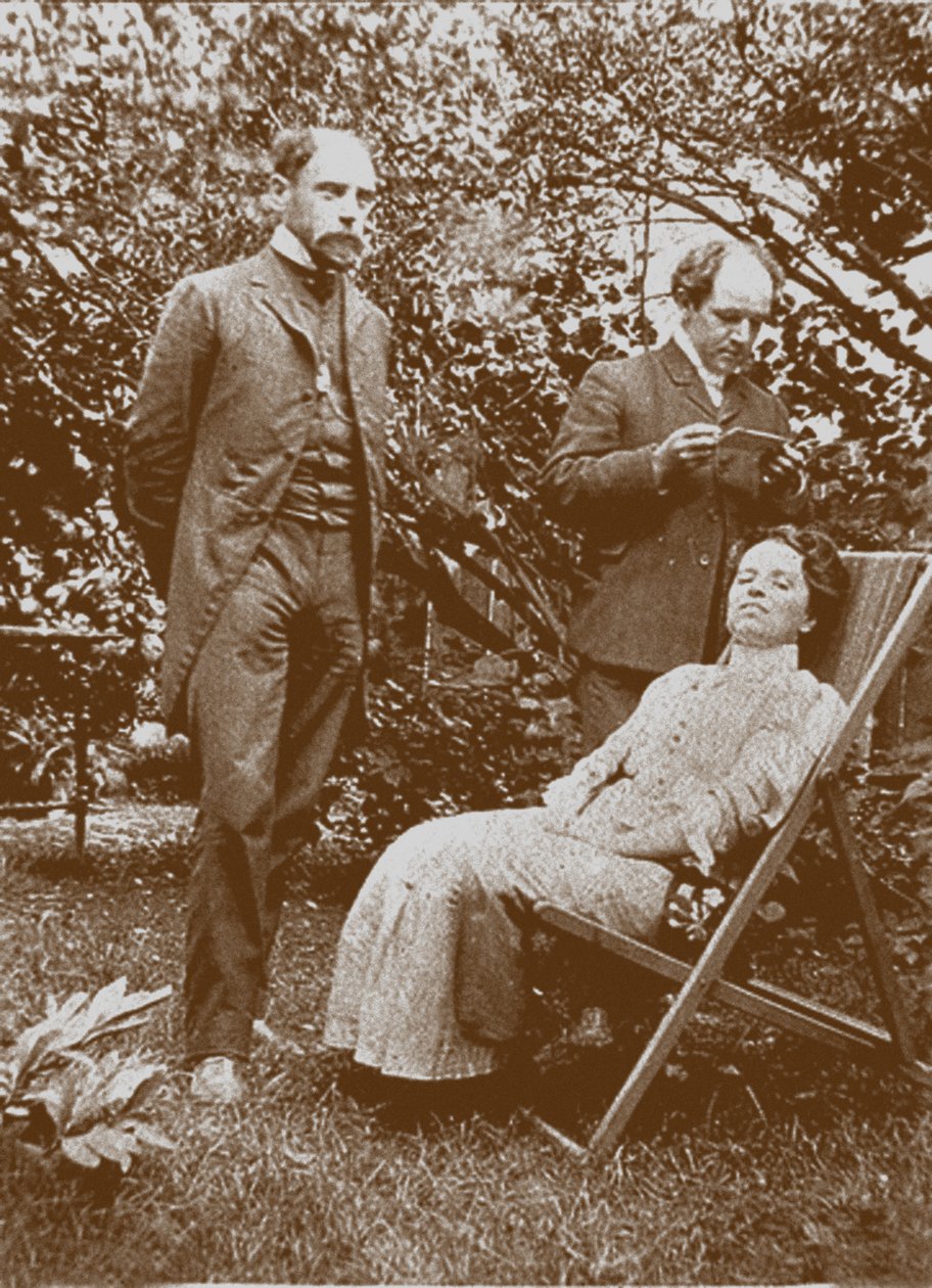 Emil, Anna og Nikolai Medtner, 1900-tallet av Unbekannt