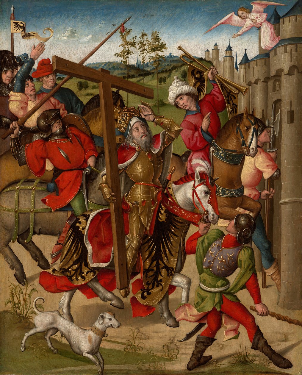 Keiser Heraclius nektet innreise til Jerusalem, 146080. av Unbekannt