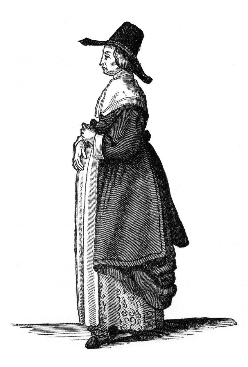 Engelsk handelsmann, 1649, 1910 av Unbekannt