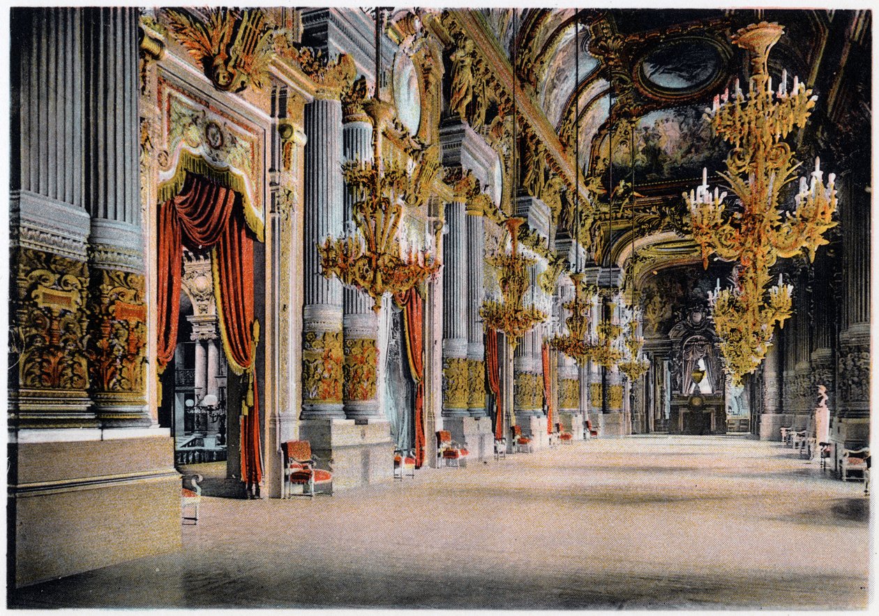 Inngangen til Palais Garnier, Paris, c1900 av Unbekannt