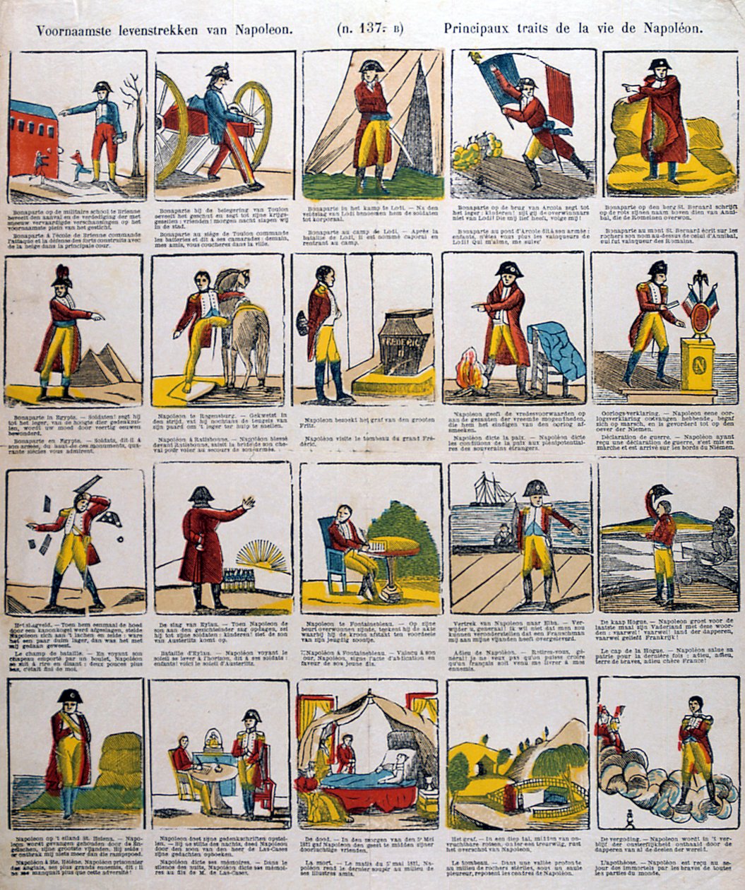 Episoder i livet Napoleon, 1800-tallet av Unbekannt