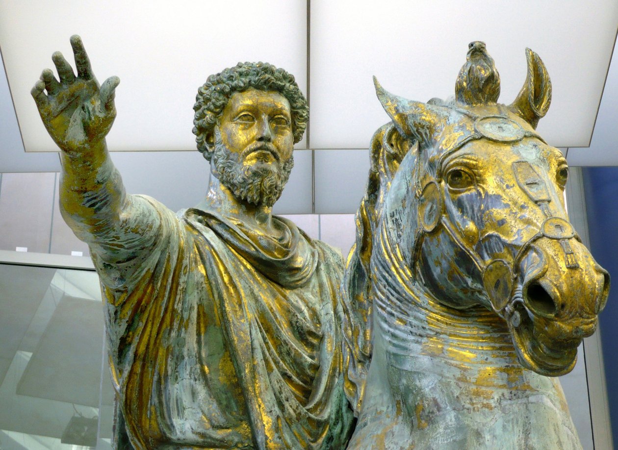 Rytterstatue av Marcus Aurelius, 161-180 av Unbekannt