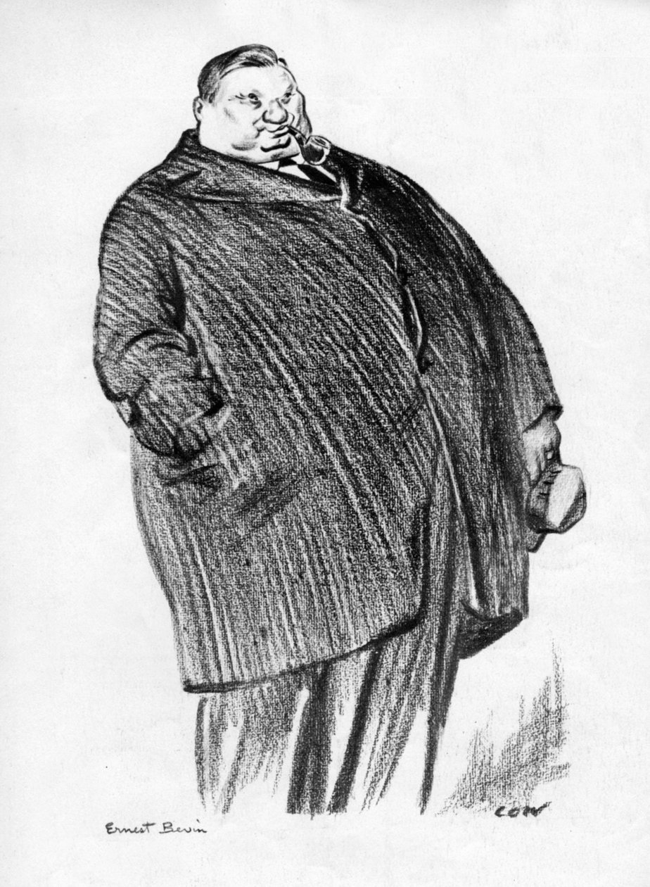 Ernest Bevin , britisk Labour-politiker, 1933 av Unbekannt